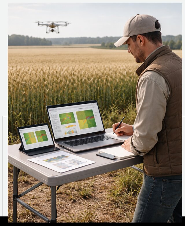 Система AI прогнозирования урожайности для точных агрономий в Карталах