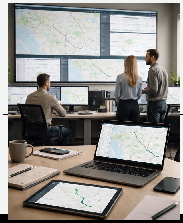 Трекинг грузов и Fleet Management, мониторинг автопарка в Карталах