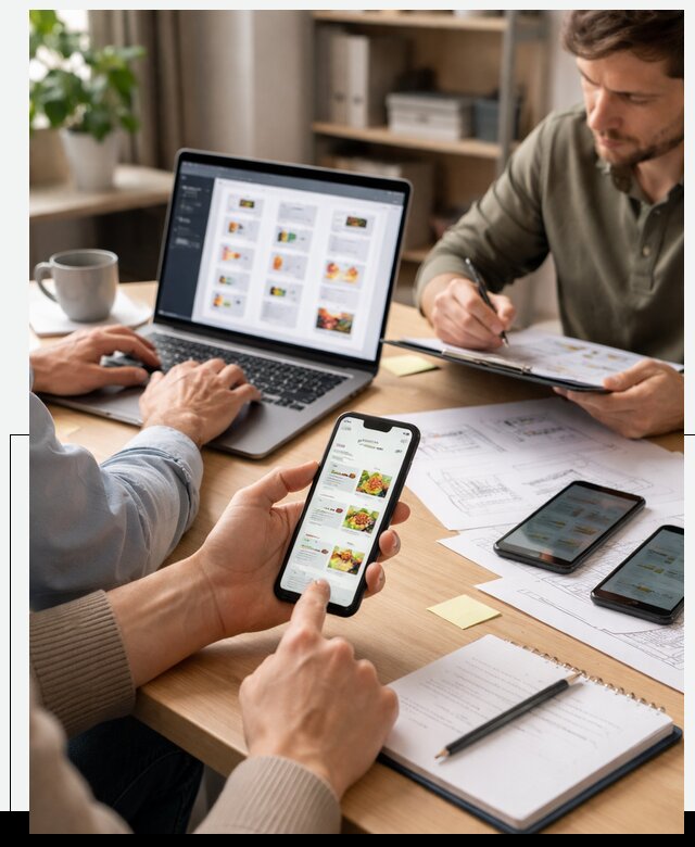 Разработка мобильного приложения торговой сети в Карталах